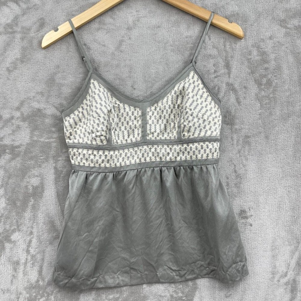 Proenza Schouler for Target Silk Geometric Print Tank Cami Top